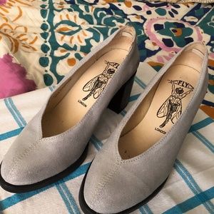 Fly London -- Sori in silver, size 37